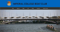 Desktop Screenshot of imperialboatclub.co.uk